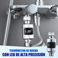 Zeer nauwkeurige LED-douchethermometer