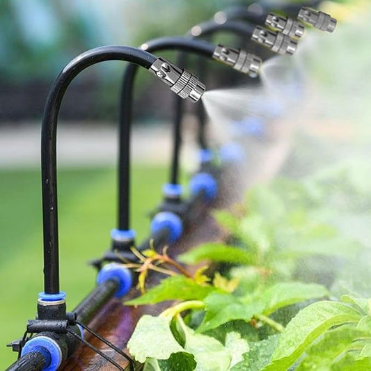 💦 LIMITED-TIME 50% RABATT! ✨ Smartes Sprinkler-Set – Verstellbare Düsen, Flexibler Schlauch, 360°, Komplettset 🌿