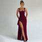 🌹 LIMITED-TIME 50% RABATT! ✨ Ärmelloses Bodycon-Kleid – Karree-Ausschnitt, Seitenschlitz, Figurbetont ✨