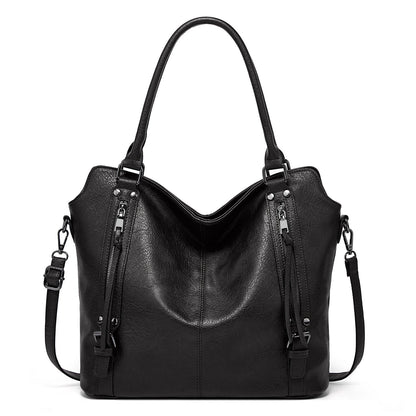 👜 LIMITIERTES ANGEBOT 50% RABATT! ✨ Kunstleder-Shopper Damen – Vielseitig, Praktische Fächer, Set mit Beutel 💼