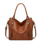 👜 LIMITIERTES ANGEBOT 50% RABATT! ✨ Kunstleder-Shopper Damen – Vielseitig, Praktische Fächer, Set mit Beutel 💼