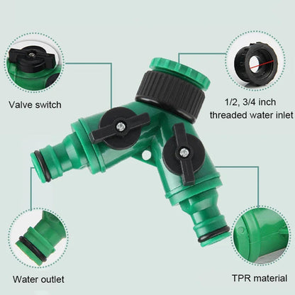 🔧 1 + 1 GRATIS! ✨ Zwei-Kopf-Wasserhahn-Splitter – Bleifrei, Druckfest, Schnellanschluss ✨