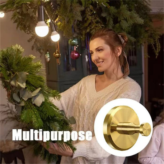 ✨ Hoe meer je koopt, hoe meer je bespaart! ✨Stainless Steel Suction Cup Hook for Christmas Wreaths