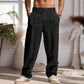 👖 50% RABATT ! ✨ Herren-Freizeithose – Atmungsaktive Leinenmischung, Gerade Passform & Kordelzugbund ✨