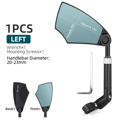 🔥 55% KORTING – 360° Verstelbare Fietsachteruitkijkspiegel | Veiligere Rijdervaring, Geen Dode Hoeken! ⏳ UITVERKOOP!