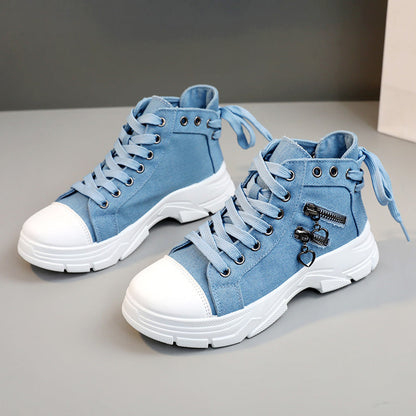 👟Casual Canvas Schoenen met Dikke Zool voor Dames✨