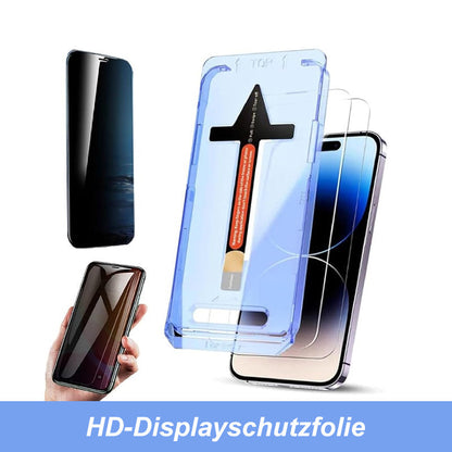 💥Begrenzte Zeit 50% Rabatt🔥iPhone Panzerglas Sichtschutz-Displayschutzfolie - Keine Luftblasen, kein Staub