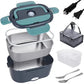 🍱 LIMITIERTES ANGEBOT: 50% RABATT! 🔌 Mobile Elektrische Brotdose (60W) – Für Auto & Haushalt, Edelstahl, 1.5L & Auslaufsicher ✨
