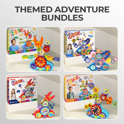 🔥 53% KORTING ! ✨ Elektrische Bouwstenen Speelgoed - Transformerende Tandwielen, STEM Leren, Ontwikkelt Fantasie en Logica ⚙️✨