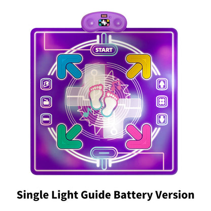 ✨ Interactieve Bluetooth Dansmat - Lichteffecten op Muziek, 4 Spelmodi, Opvouwbaar voor Feestjes 💃🎵