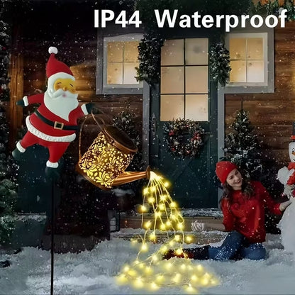 📢📢50% OFF & In Stock⏰🎅Christmas Solar Kettle Light & Lantern Garden Decor Collection