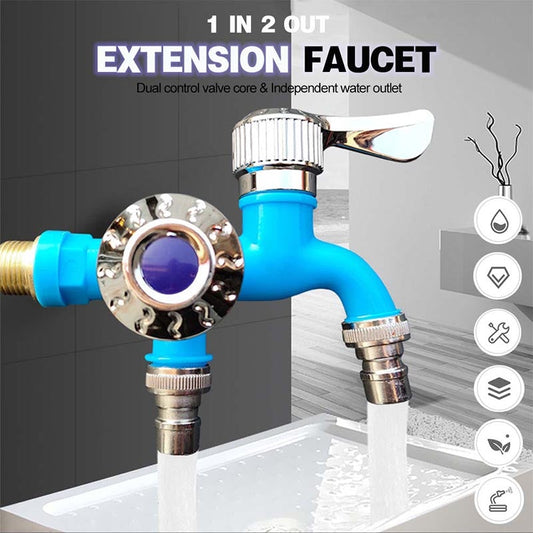 🚰 LIMITED-TIME 50% OFF! ⚡ Explosion-Proof Extended Spout Faucet – Antifreeze, High-Temp Resistant, Dual Control ✅