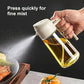 📢📢2 Kaufen 1 gratis ⏰2-in-1-Sprühflasche & Ölspender aus Glas – Elegantes Design, Tropffrei & Leicht zu Reinigen 👨‍🍳