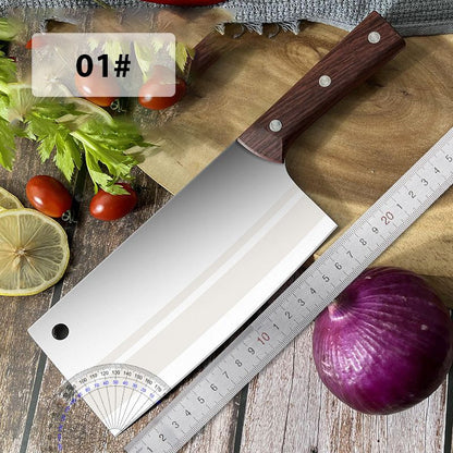 📢📢50% OFF !!⏰🔪2026 HOT SALE Hand Forged High Carbon Steel Chef Knife – Anti-Rust Multi-Purpose Kitchen Cleaver.