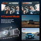 💎 60% RABATT! 💎 4-Kanal-HD-Dashcam mit Front-, Innen- und Heckaufzeichnung – 1080p, WLAN, GPS & 24/7 Parküberwachung 🚗📹