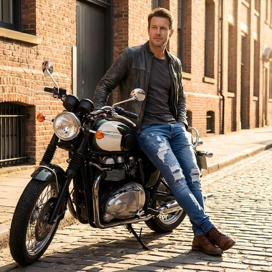 💎 60% RABATT! 💎 Skinny Jeans Herren Used-Look – Schmale Passform, Atmungsaktive Baumwolle & Trendy Risse