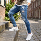 💎 60% RABATT! 💎 Skinny Jeans Herren Used-Look – Schmale Passform, Atmungsaktive Baumwolle & Trendy Risse
