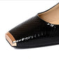 💎 -60% DAMEN PUMPS IM SCHLANGENLOOK! 💎 Quadratische Zehenpartie, Metallakzente & Komfort-Blockabsatz – Perfekt für Büro & Party
