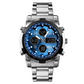 🎯 60% RABATT ! Robust-Militäruhr für Herren – 48mm Analog-Digital, 30m Wasserdicht & Edelstahlarmband! ⏱️