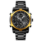 🎯 60% RABATT ! Robust-Militäruhr für Herren – 48mm Analog-Digital, 30m Wasserdicht & Edelstahlarmband! ⏱️