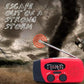 🌧️ LIMITIERTES ANGEBOT: 50% RABATT! 📻 Solar-Kurbel Notfallradio – Powerbank, 7 Tage Akku, LED-Lampe & Wetterradio ✨