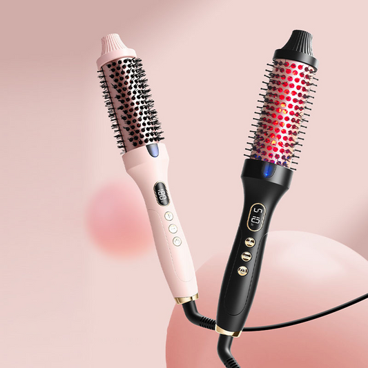 💇‍♀️32 mm Ionen-Heizbürste für Locken & Volumen – Glätt- und Stylingbürste für Pony & Ansatz ✨