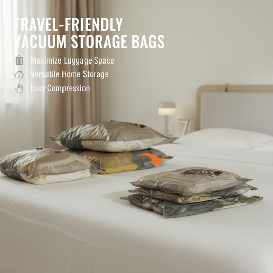 ✈️ LIMITED-TIME 50% RABATT! 🧳 Kabelloses Vakuum-Kompressionsbeutel-Set – USB-Aufladbar, 140L/min, 3 Größen 🛄