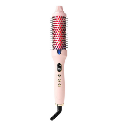 💇‍♀️32 mm Ionen-Heizbürste für Locken & Volumen – Glätt- und Stylingbürste für Pony & Ansatz ✨