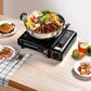 ⛺ LIMITIERT 50% RABATT! ✨ Tragbarer Dual-Fuel Kocher – 2900W, Butan/LPG & Elektro-Zündung 🔥