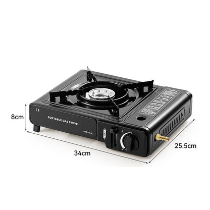 ⛺ LIMITIERT 50% RABATT! ✨ Tragbarer Dual-Fuel Kocher – 2900W, Butan/LPG & Elektro-Zündung 🔥