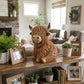 💎 50% RABATT! 💎 Hochlandrinder-Lampe – Handgefertigtes Nachtlicht mit Warmton & Rustikalem Highland-Charme (10 cm / 20 cm) 🐮🕯️