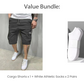 💎 -54% AUF LEICHTE CARGOSHORTS! 💎 Atmungsaktiv, Knielang & Mit Sicheren Taschen für Herren👖☀️