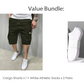 💎 -54% AUF LEICHTE CARGOSHORTS! 💎 Atmungsaktiv, Knielang & Mit Sicheren Taschen für Herren👖☀️