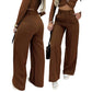 💎 57% DE RÉDUCTION – SEULEMENT 3 JOURS ! 💎 Pantalon Femme à Taille Haute & Jambes Évasées – Coupe Fluide, Silhouette Allongée & Tissu Anti-Froissement