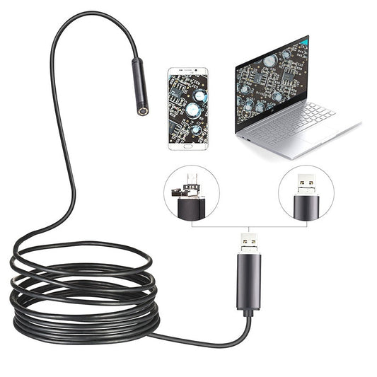 💎 50% RABATT! 💎 Wasserdichte USB-Endoskopkamera mit LED – 10 m Kabel, IP67 & HD 640×480 für Rohre, Motoren & schwer zugängliche Stellen 🔍💧