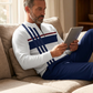 💎 50% RABATT! 💎 Herren-Trainingsanzug mit Grafikprint – Quarter-Zip, Relaxed Fit & Atmungsaktives Polyester für Komfort und Style 🎯👕