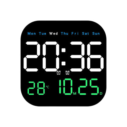 💎 50% RABATT! 💎 Multifunktionaler Digitalwecker – Zeit, Datum, Temperatur & Fernbedienung, ideal für Zuhause und Büro ⏰🌡️