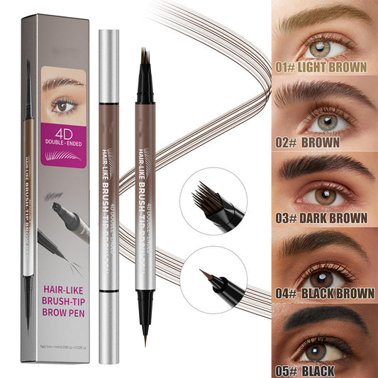 💎 -50% auf 2-in-1 wasserfesten Augenbrauenstift！💎 Microblade-Effekt, langanhaltend & vielseitig für perfekte Augenbrauen und Eyeliner✨