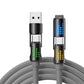 ⚡ 50% RABATT! 4-in-1 Schnellladekabel mit Atemlicht – 240W, Kompatibel mit iPhone & Android, USB-C/Lightning, Robustes Silikon 🔌✨