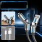 ⚡ 50% RABATT! 4-in-1 Schnellladekabel mit Atemlicht – 240W, Kompatibel mit iPhone & Android, USB-C/Lightning, Robustes Silikon 🔌✨