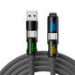 ⚡ 50% RABATT! 4-in-1 Schnellladekabel mit Atemlicht – 240W, Kompatibel mit iPhone & Android, USB-C/Lightning, Robustes Silikon 🔌✨