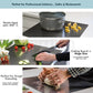 🌿 LIMITIERTES ANGEBOT: 50% RABATT! 🔪 Edelstahl-Schneidebrett – Bakterienabweisend, Klingenschonend & Rutschfest im Einsatz 🍴