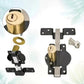 💎 50% RABATT! 💎 Doppelseitiges Hoftor-Schloss 50/70 mm – Robustes Eisenschloss mit Langriegel & 5 Schlüsseln für Innen & Außen 🔒🚪