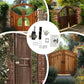 💎 50% RABATT! 💎 Doppelseitiges Hoftor-Schloss 50/70 mm – Robustes Eisenschloss mit Langriegel & 5 Schlüsseln für Innen & Außen 🔒🚪
