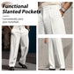 💎 49% RABATT! 💎 Lässige Herrenhose mit Bundfalte & Weitem Bein – Atmungsaktiv, Vielseitig & Mit Funktionalen Taschen 👖🌿