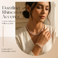 💎 60% RABATT! 💎 Verstellbares Halsketten- & Armband-Set im Blatt-Design mit Strass – Eleganz aus der Natur, Funkelglanz für jeden Anlass ✨🌿