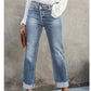 👖 LIMITED-TIME 50% RABATT! ✨ Damenjeans – Hohe Taille, Gerades Bein, Stretch ✨