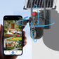 💎 50% RABATT! 💎 Solarbetriebene 360°-Kuppelkamera mit 3 Objektiven – Farb-Nachtsicht, Zweiwege-Audio & App-Steuerung 🌞🎥