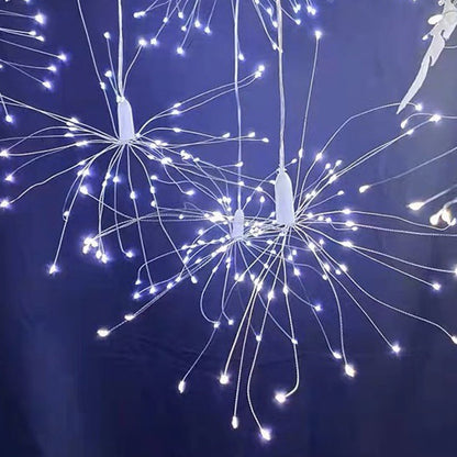 💎 50% RABATT! 💎 Weihnachtsfeuerwerk LED-Lichterkette aus Kupferdraht – 8 Modi, Fernbedienung & Timer-Funktion ✨🎄