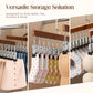 📢📢50% OFF !! ⏰🏵️360° Swivel Multi-Hook Wardrobe Organizer-10 Clips